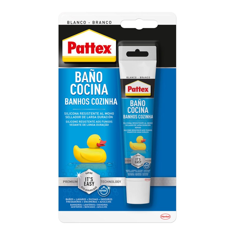 Silicona neutra baños y cocinas blanco 50 ml