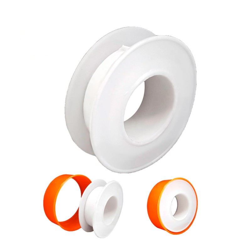 Cinta de ptfe 70 micras blanco 12 mm x 12 m