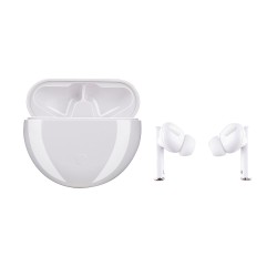 Auriculares earbuds bluetooth con estuche blanco