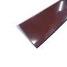 Burlete bajo puerta flexible marron con fieltro 1 m