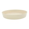 Plato de inyeccion para maceta color ecru ø28cm