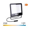 Foco proyector led 100 w 8200 lm 6400 k luz fria black series 24,6 x 22,8 x 2,9 cm