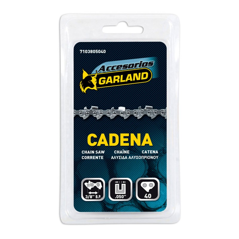 Cadena de motosierra para espada de 10" (25cm) 3/8 b.p 10" 40 e