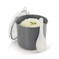 Cocedor de arroz y cereales para microondas
