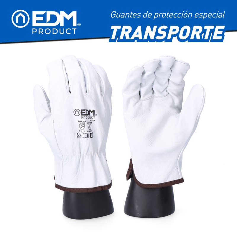 Guantes de protección especial transporte talla 9