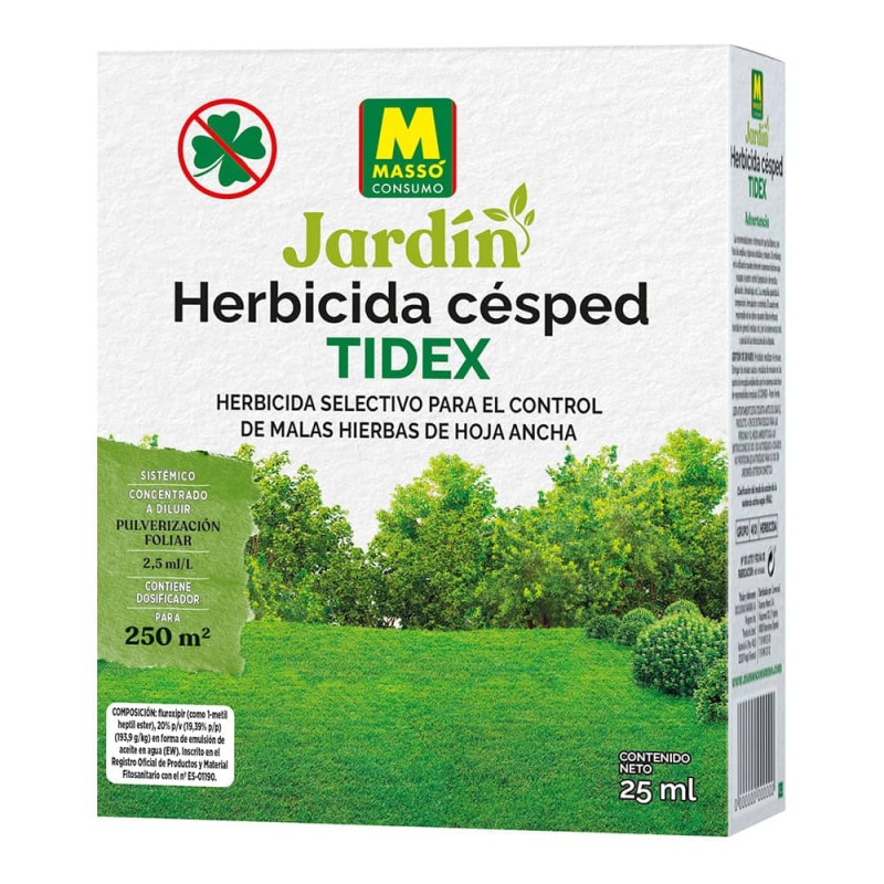 Herbicida para césped garden 25 ml