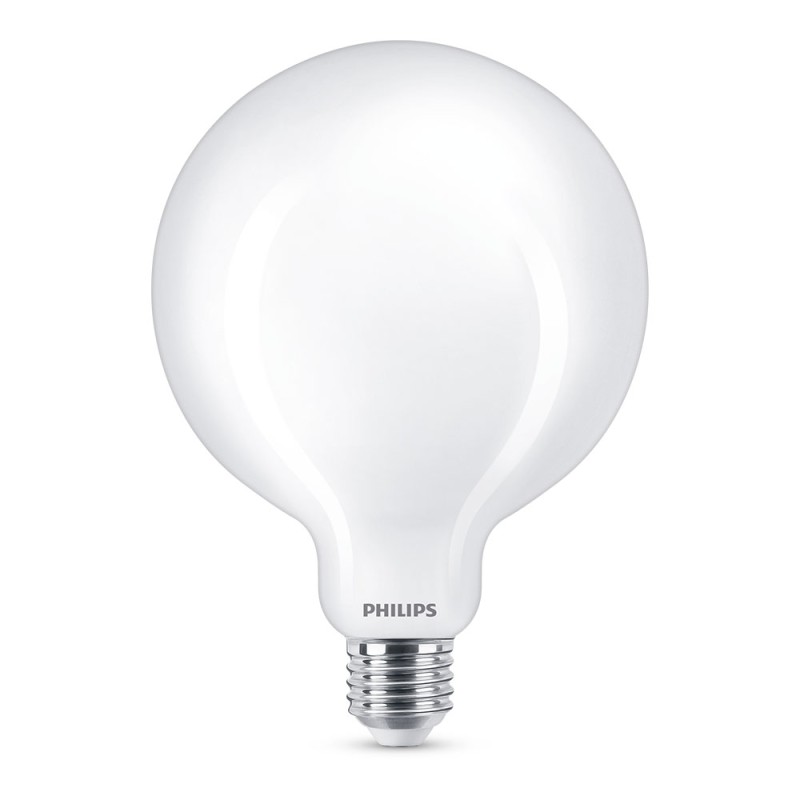 Bombilla globo led e27 13 w 2000 lm 6500 k luz fría ø12,4 x 17,7 cm
