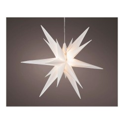 Figura led estrella roja 6 leds exterior ø40 x 40 cm
