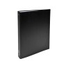 Carpeta de 4 anillas 30 mm redondas dina4 forrada negra