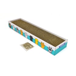 Rascador para gatos con catnip taby cat 48 x 13 x 5 cm