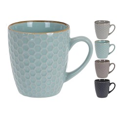 Tazas de café colores surtidos 300 ml, 4 uds