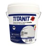 Pintura plástica acrílica estirenada interior/exterior lavable titanit blanco mate 4 l