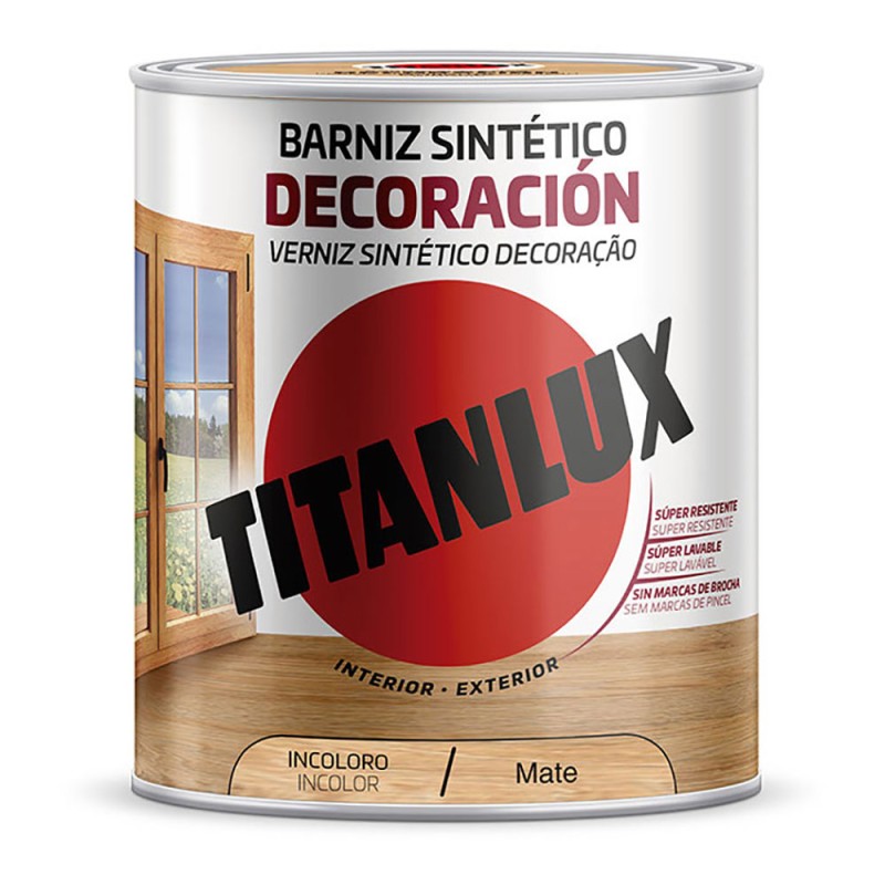 Barniz sintético decoración incoloro mate 750 ml