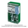 Caja s 4 unid. tornillo metrica cab hex+tuerca cinc m 8x30mm fadix