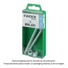 Caja m 2 unid. tornillo metrica cab hex+tuerca cinc m 8x80mm fadix