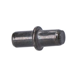 Pack 16 uds. porta-estante de hierro redondo n 5 negro