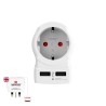 Adaptador europeo a reino unido usb skross 1500280