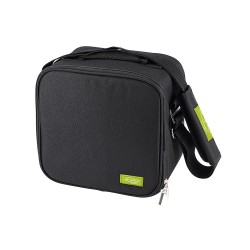 Porta alimentos walking business de poliester negro 23 x 22 x 13,5 cm