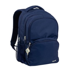 Mochila escolar 4 cremalleras serie 1918 25 l azul marino