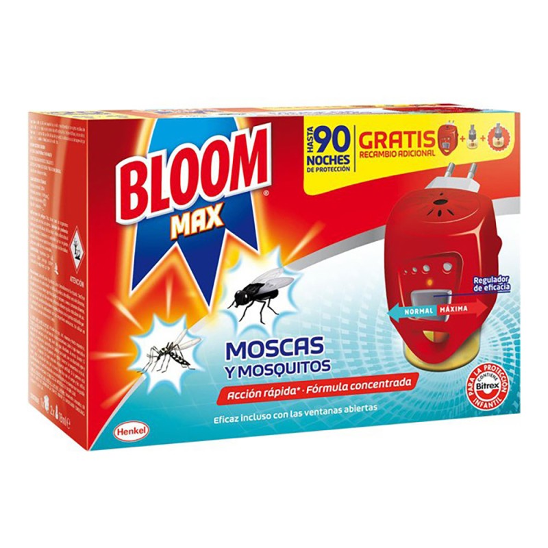 Insect max eléctrico aparato + 2 recambios para moscas y mosquitos