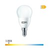 Bombilla esferica led e14 7 w 806 lm 3000 k luz calida ø4,8 x 9,5 cm