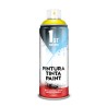 Pintura alquídica spray 520 cc ref 642 amarillo limón mate 300 ml