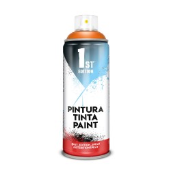 Pintura alquídica spray 520 cc ref 645 naranja peligro mate 300 ml