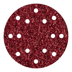 Discos adhesivos de lijar corindón, para exc., ø150 mm, grano40, set 5 uds