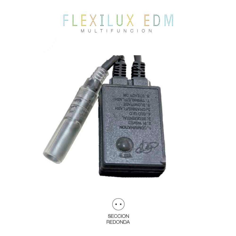 Programador tubo flexilux 2 vias ip44 máx.45 m