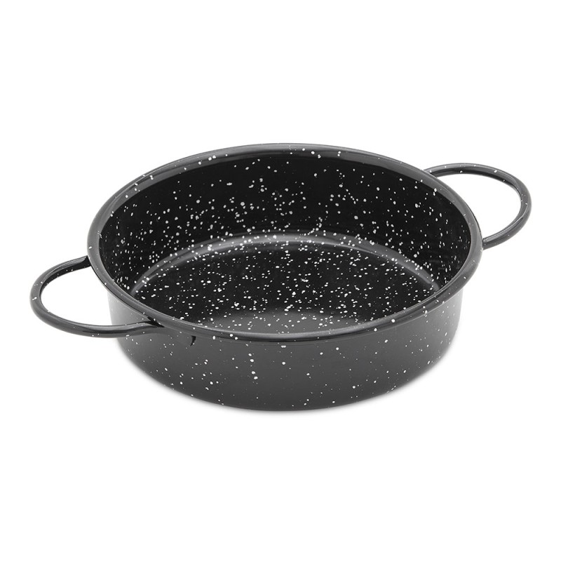 Fuente con asas esmaltada ø16 cm