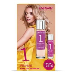 Estuche eau de parfum caravan n 1, 150 + 30 ml señora