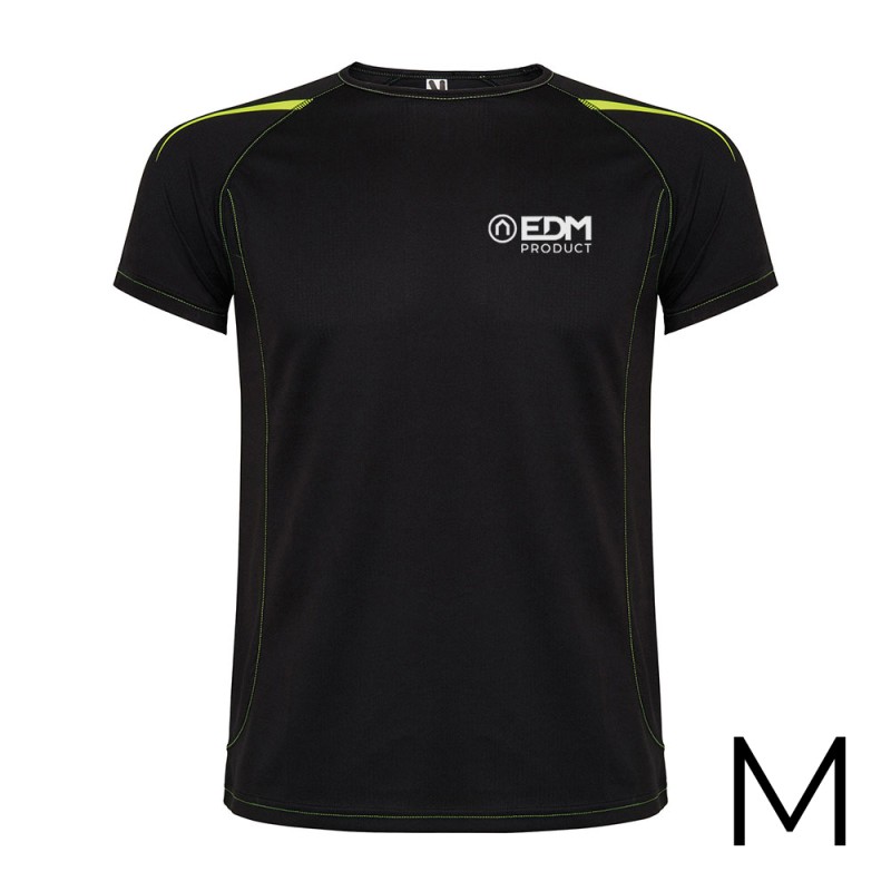 Camiseta deportiva negra talla-m roly