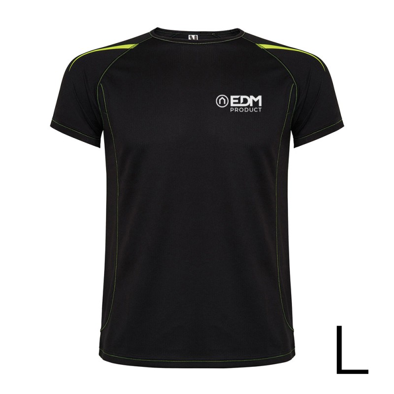 Camiseta deportiva negra talla-l roly