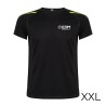 Camiseta deportiva negra talla-xxl roly