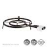 Quemador de gas butano/propano ø50 cm 2 fuegos