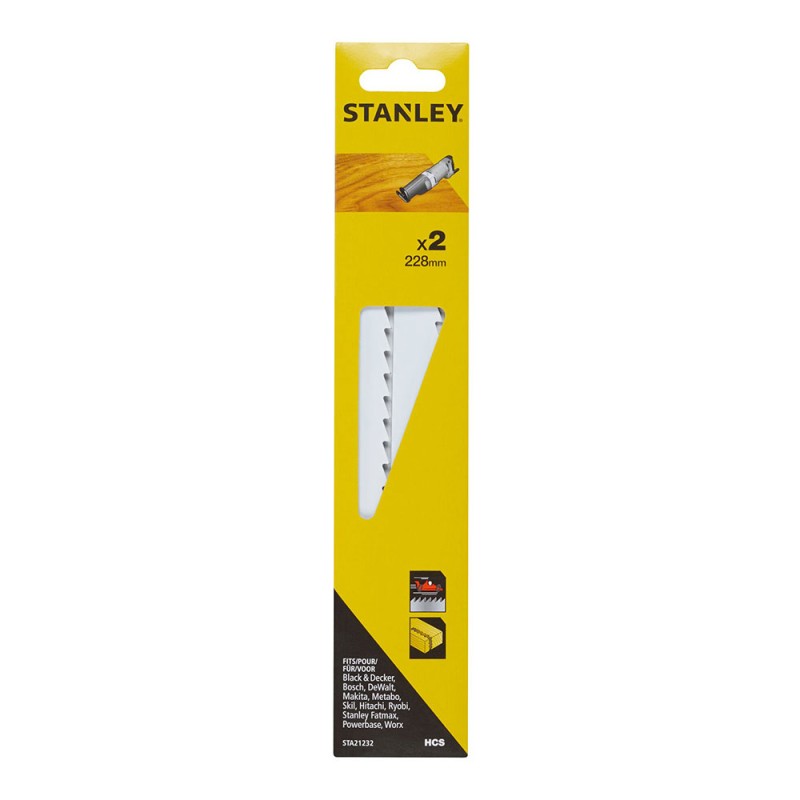 Hojas sierra sable 22,8 cm corte grueso y recto, pack 2 uds