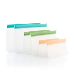 Bolsas reutilizables herméticas zags 6 piezas