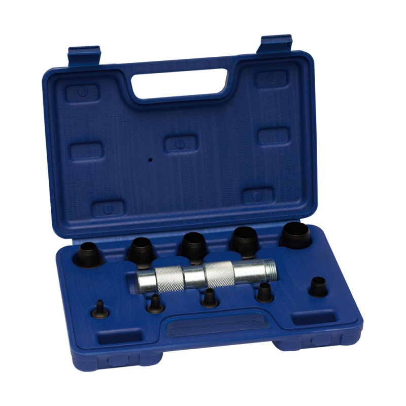 Juego de 10 sacabocados 3-20mm con mango, 11 piezas