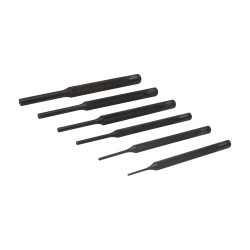 Botadores cilíndricos (2,3,4,5,6,8 mm), largos, juego de 6 piezas