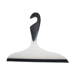 Limpiacristales para el baño/ducha loano 23 cm, negro/blanco