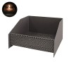 Cesta quemador de pellets 30 x 25 x 17 cm