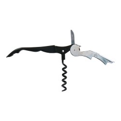 Sacacorchos de camarero sommelier inoxidable/abs 12 cm
