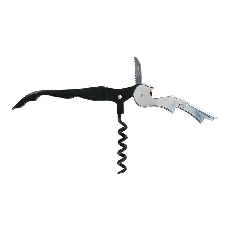 Sacacorchos de camarero sommelier inoxidable/abs 12 cm