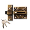 Cerrojo tradicional 2930 acabado bronce ingles 92930bi lince