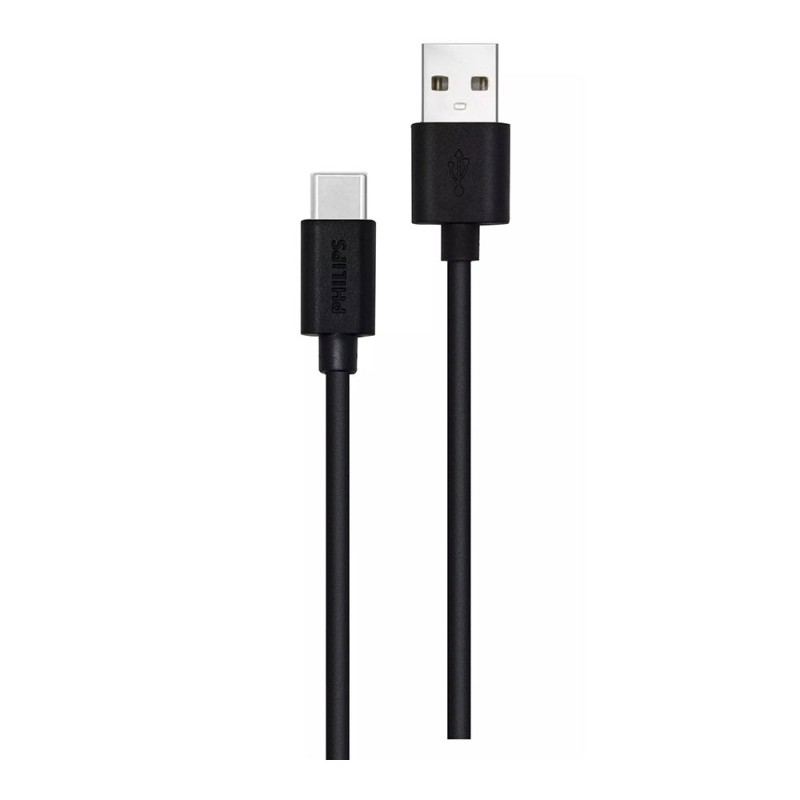 Cable usb-a a usb-c 1,2 m negro