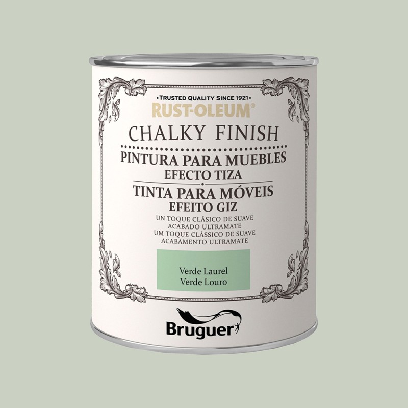 Rust-oleum chalky finish muebles verde laurel 750 ml