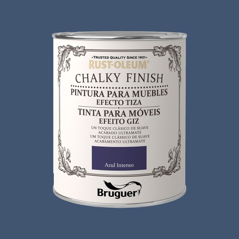 Rust-oleum chalky finish muebles azul intenso 750 ml
