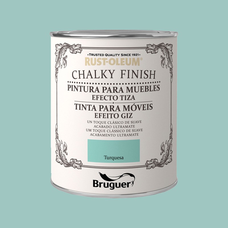 Rust-oleum chalky finish muebles turquesa 750 ml