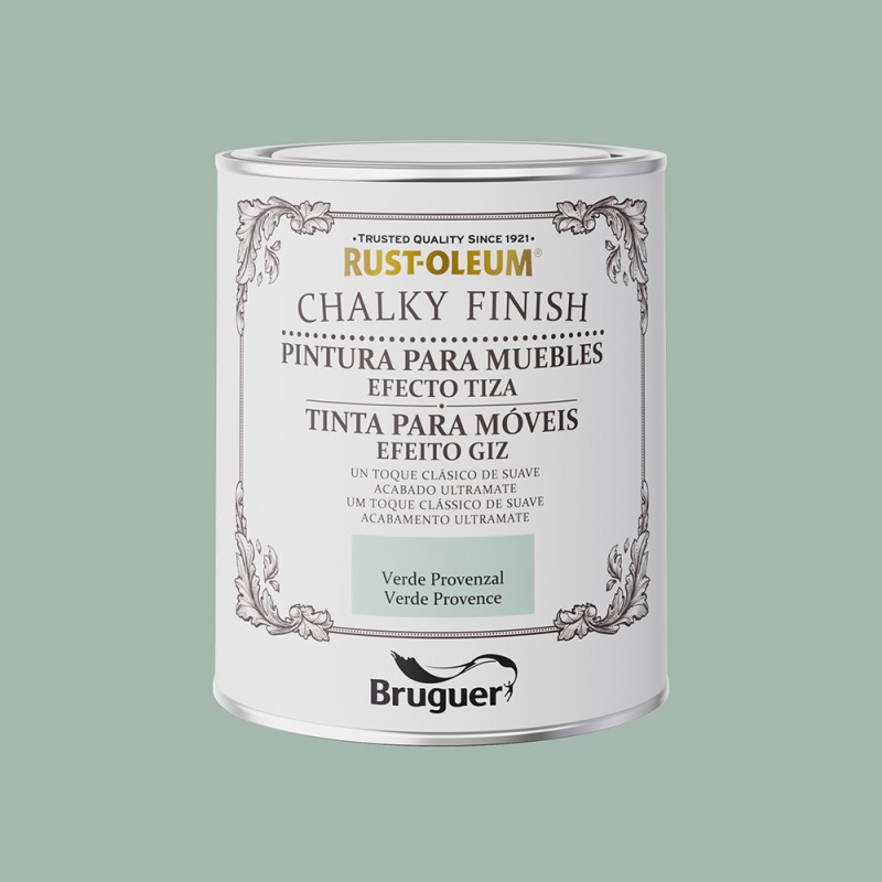 Rust-oleum chalky finish muebles verde provenzal 750 ml