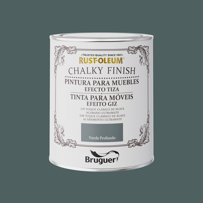 Rust-oleum chalky finish muebles verde profundo 750 ml